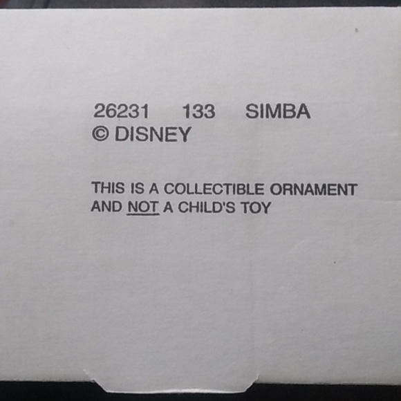 Simba Grolier Christmas Magic Disney Ornament with Box RARE - Picture 7 of 7